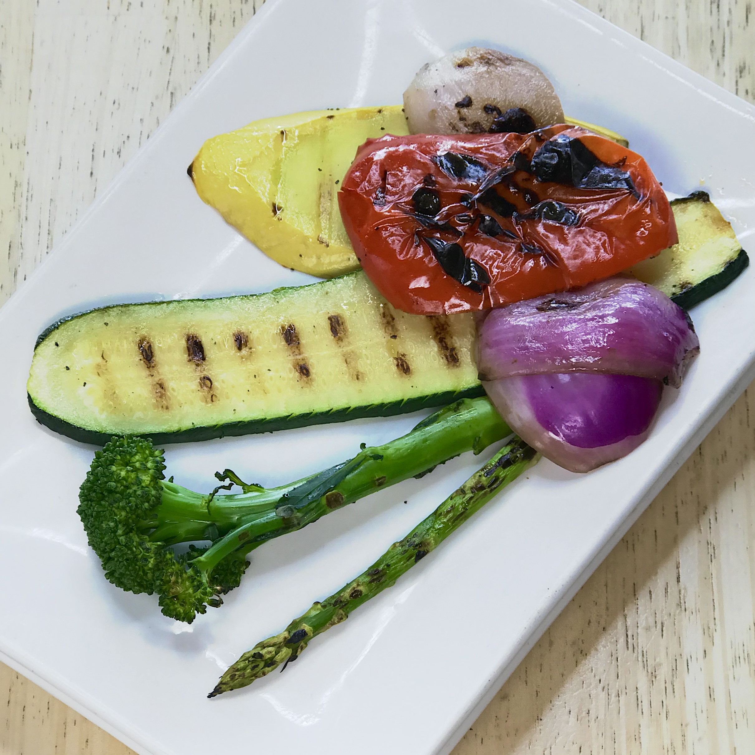 Order Grilled Mediterranean Vegetables food online from Bluesalt Fish Grill store, Redondo Beach on bringmethat.com