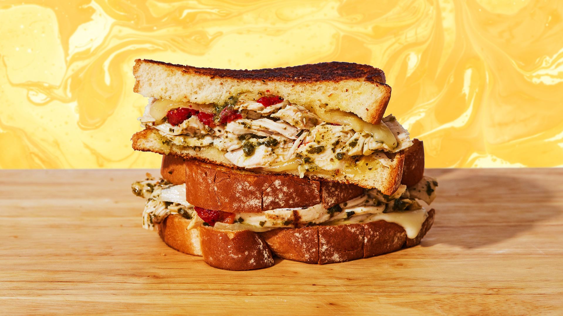 Order Chicken Pesto Grilled Cheese food online from Dont Grill My Cheese store, Columbus on bringmethat.com