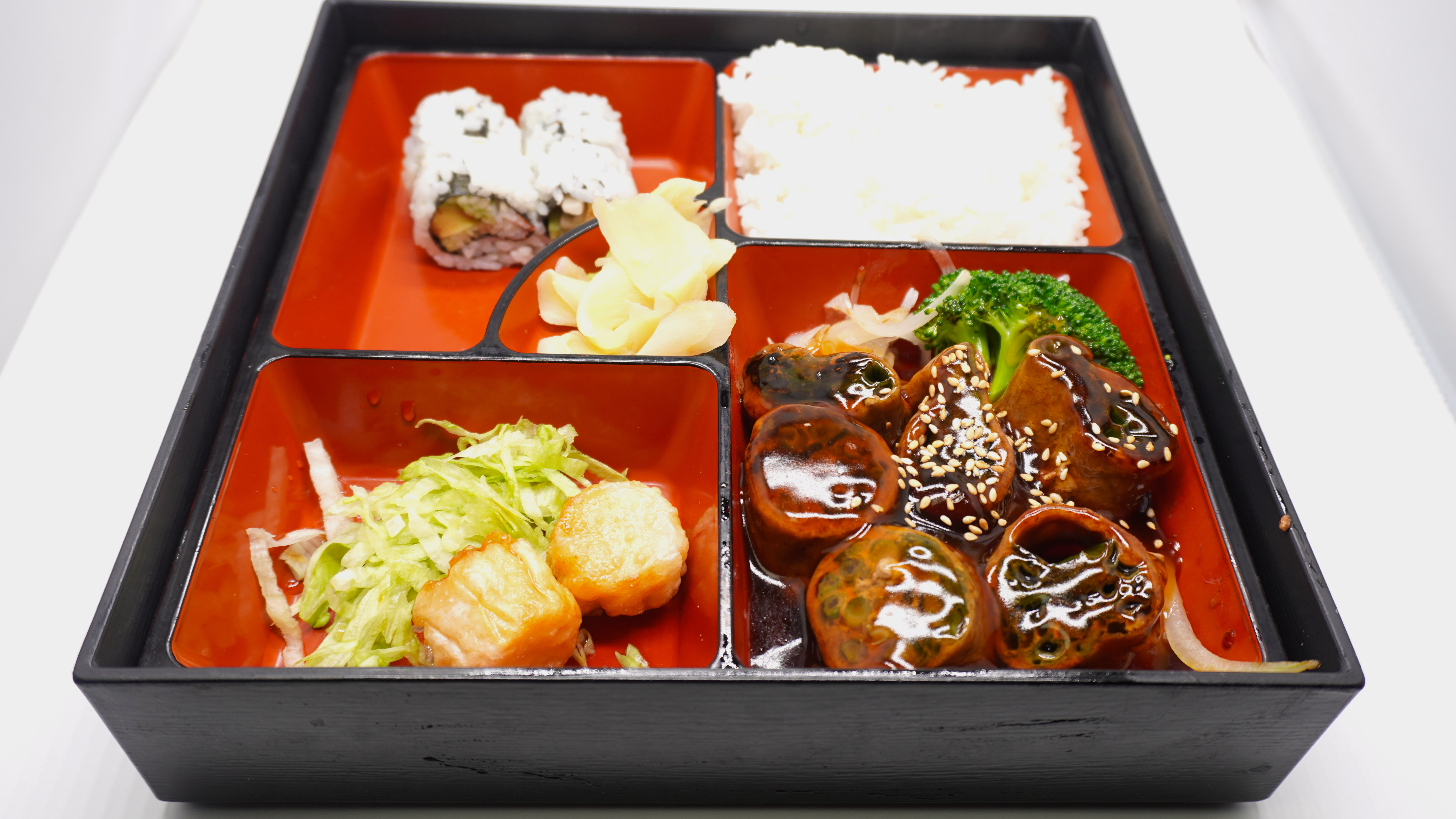 Order Beef Negimaki Bento Box Lunch Special food online from Mizu Japanese Restaurant store, Niles on bringmethat.com