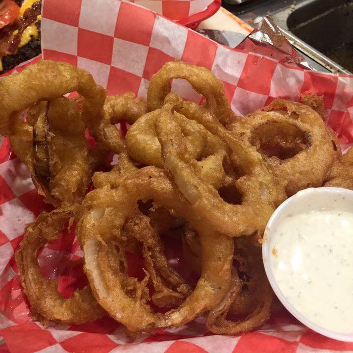 Order Hand-Battered Onion Rings food online from Rachetti Cafe & Pizzeria store, Flowery Branch on bringmethat.com