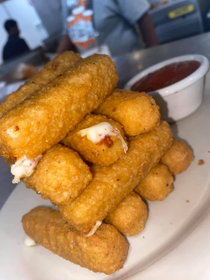 Order Fried Mozzarella Sticks food online from Americana Kitchen And Grille store, Jackson on bringmethat.com