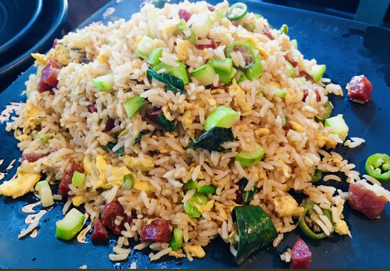 Order Spicy Fried Rice with Sausage food online from Capital Noodle Bar store, Brea on bringmethat.com