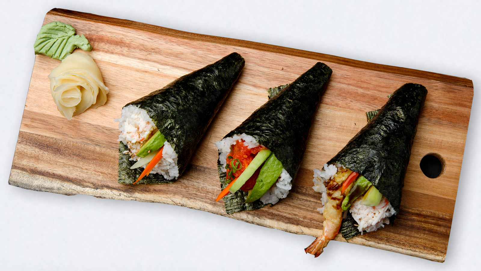 Order Hand Roll Combo food online from Sansai Japanese Grill store, Burbank on bringmethat.com