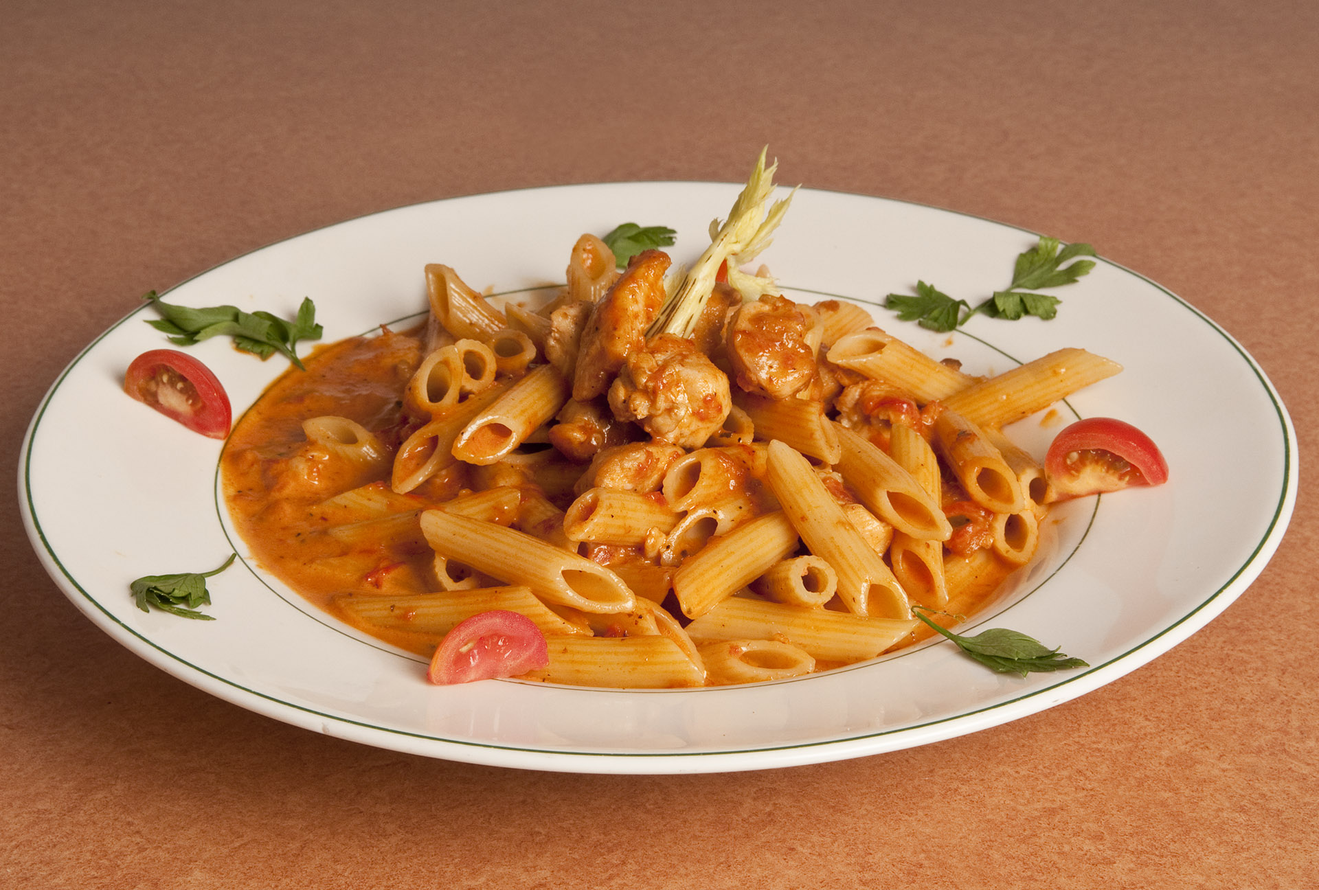 Order Penne Alla Vodka food online from Ellery's Grill Inc. store, Middlesex on bringmethat.com