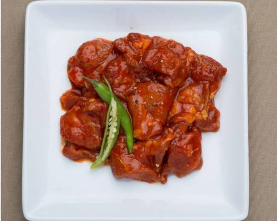 Order Spicy Chicken (1 lb) food online from Gen Korean Bbq House store, Cerritos on bringmethat.com
