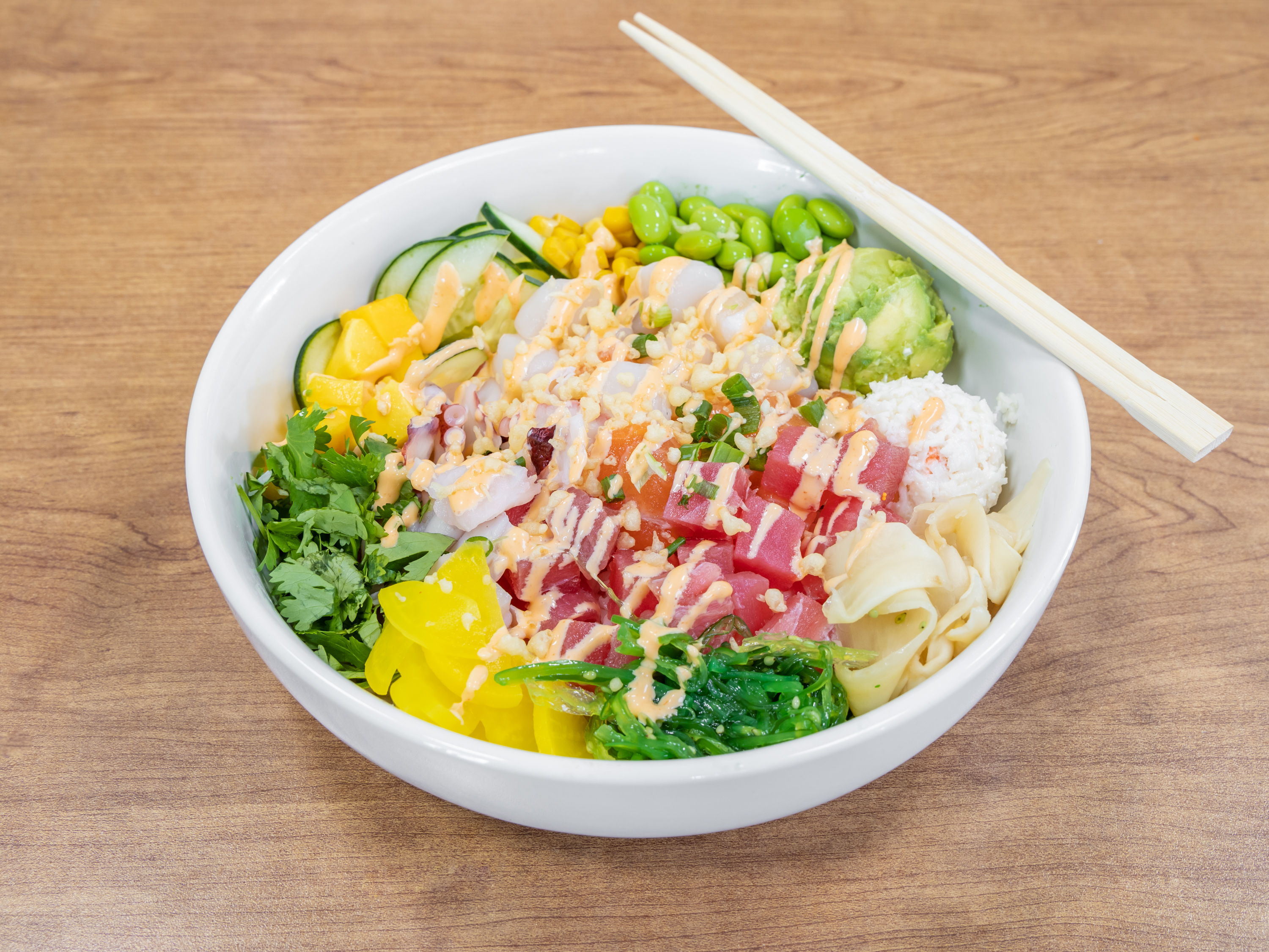 Order Large Bowl food online from The Poke Place store, Rancho Cucamonga on bringmethat.com