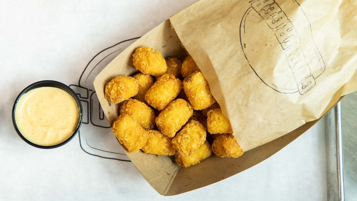 Order Tater Tots food online from Go Burger store, Mount Sinai on bringmethat.com