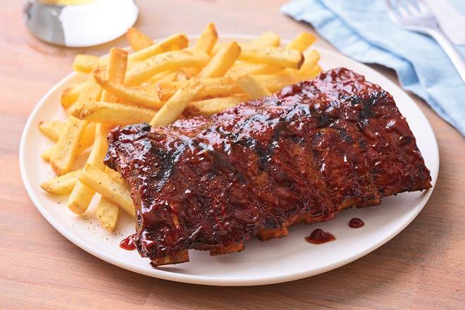 Order Half Rack Double-Glazed Baby Back Ribs food online from Applebee store, El Cajon on bringmethat.com