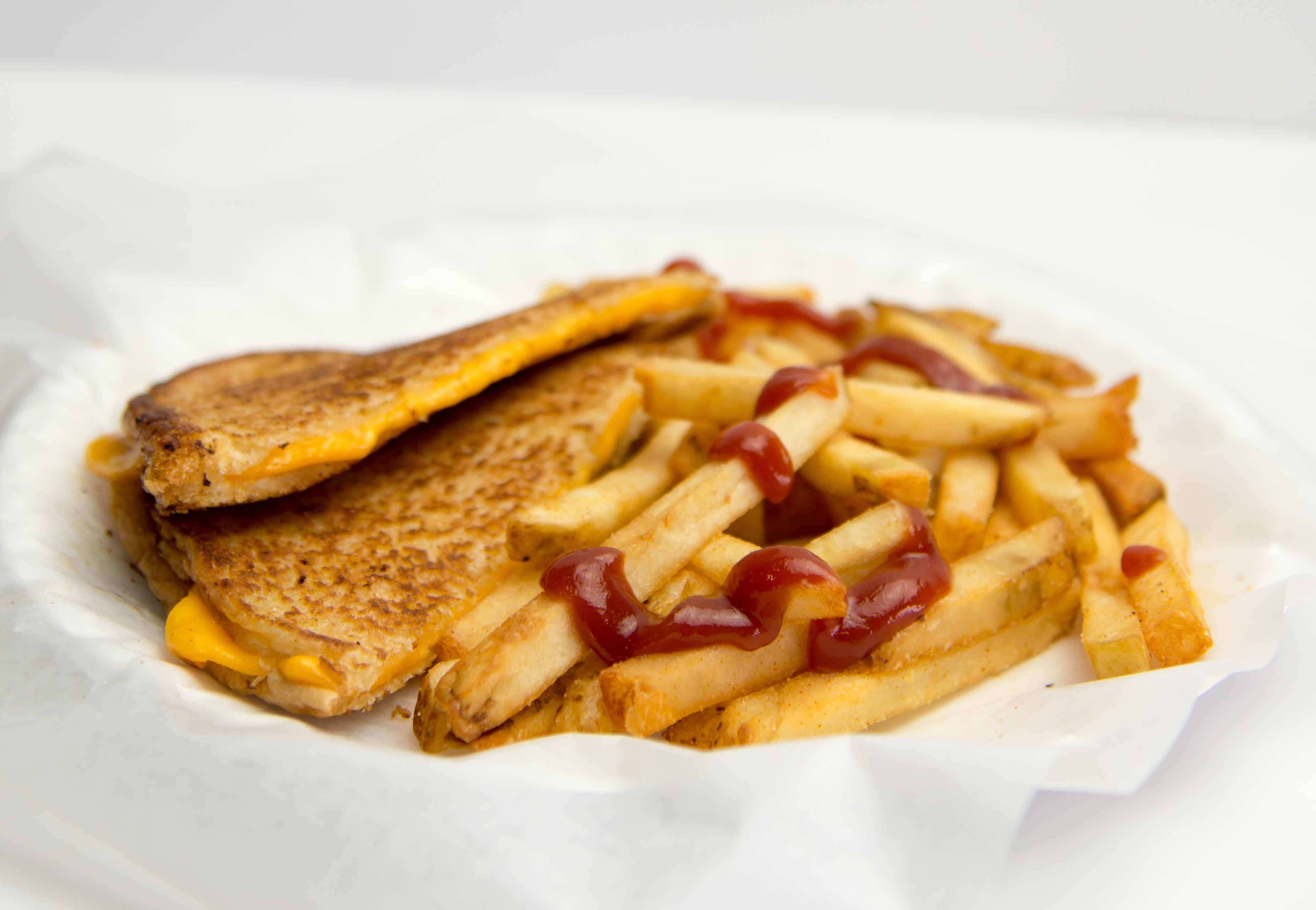 Order Grilled Cheese and Fries food online from Adventure Zone** store, El Paso on bringmethat.com
