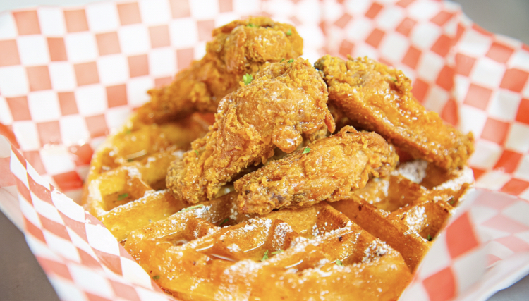 Order Chicken and Waffle food online from Yancey Food Truck store, Houston on bringmethat.com