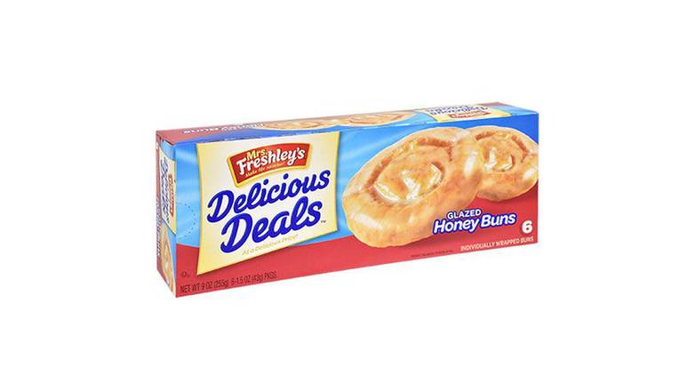 Order Mrs. Freshley'S Glazed Honey Buns, 6-Ct food online from Red Roof Market store, Lafollette on bringmethat.com