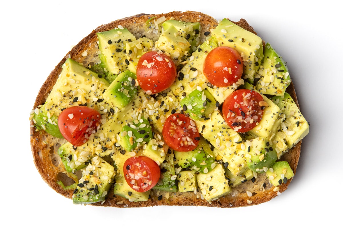 Order Everything Avocado Toast food online from Robeks store, Canton on bringmethat.com