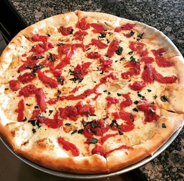Order Tomato Marinara Pizza - Medium food online from Godfather Italian Grill store, Mays Landing on bringmethat.com