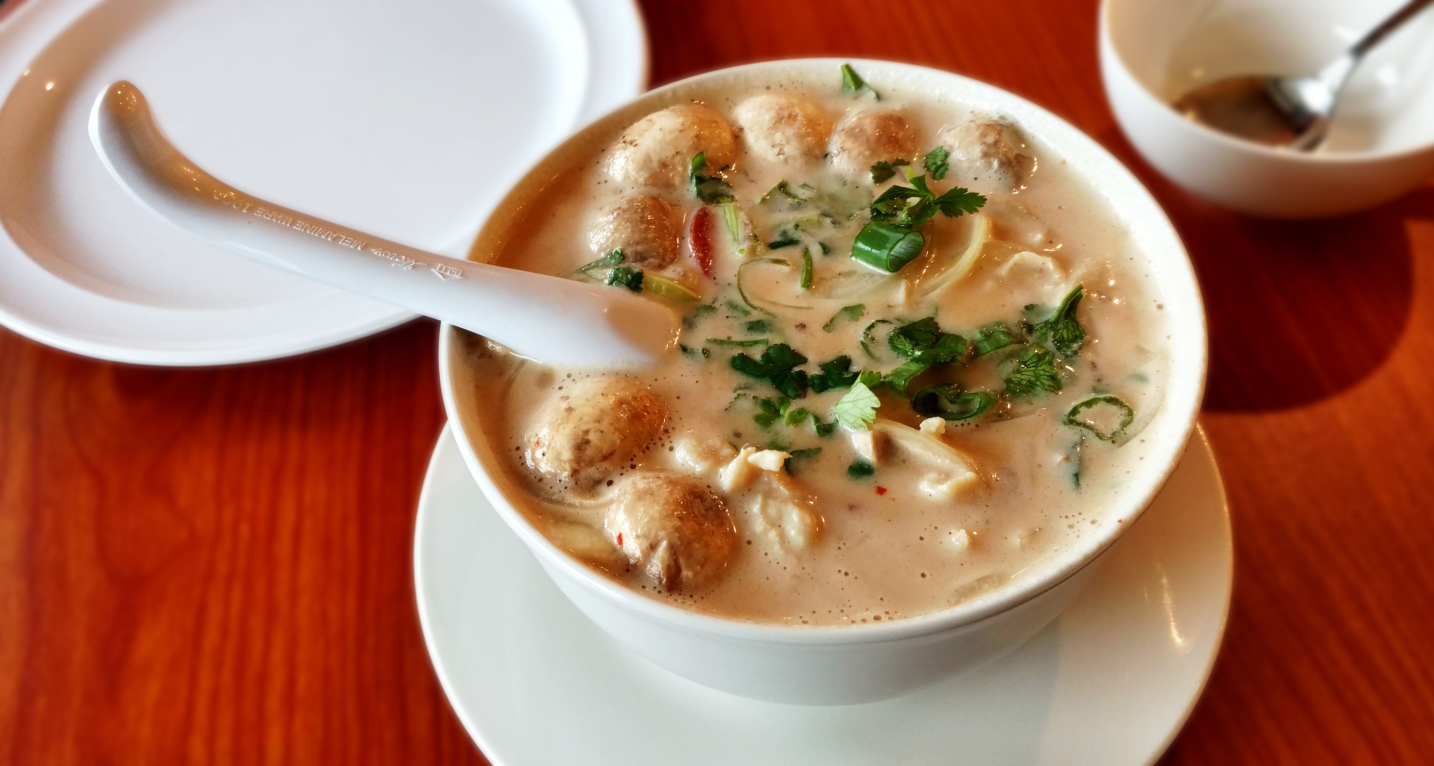 Order Tom Kha Soup food online from Pikul Thai Bistro store, Fairfield on bringmethat.com