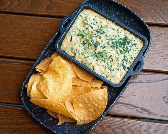 Order Spinach and Artichoke Dip food online from The Bronson Bierhall store, Arlington on bringmethat.com