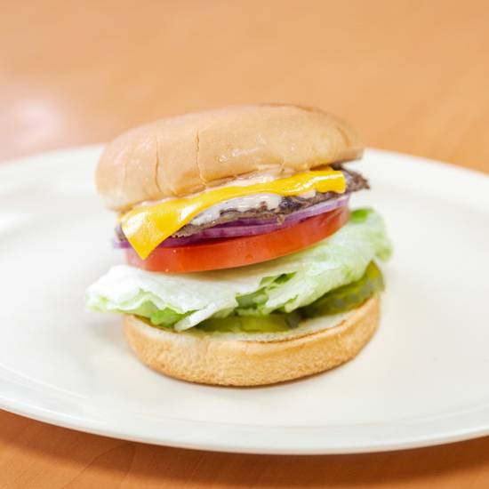 Order Junior Cheeseburger food online from Everest Burgers store, Santa Clarita on bringmethat.com