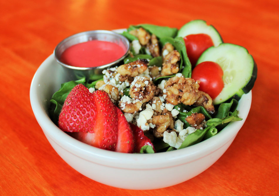 Order Spinach Salad food online from The Roman Candle Pizzeria store, Middleton on bringmethat.com