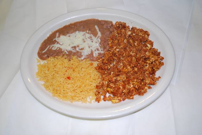 Order Chorizo and Eggs food online from Jocy Mexican Restaurant store, Fowler on bringmethat.com