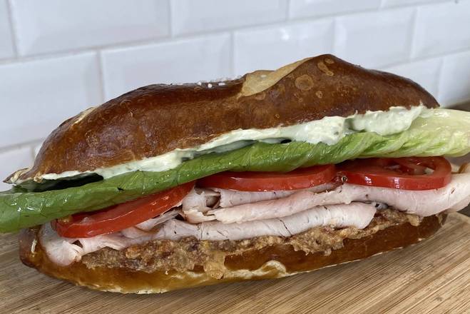 Order Turkey & Bacon Jam Sandwich food online from Organic Sandwich Company store, Boulder on bringmethat.com