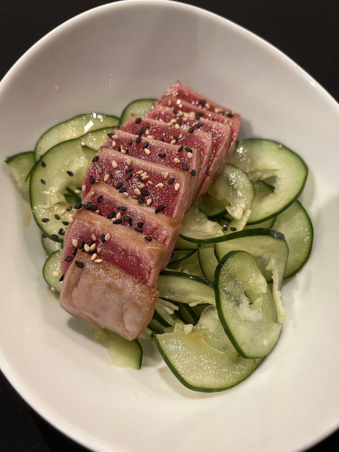 Order Tuna Tataki food online from Sushi Thai II store, Vernon Hills on bringmethat.com