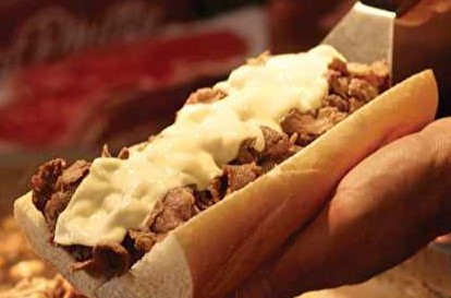 Order Cheesesteak on Amoroso (6oz beef) food online from Muncheez store, Miami Beach on bringmethat.com