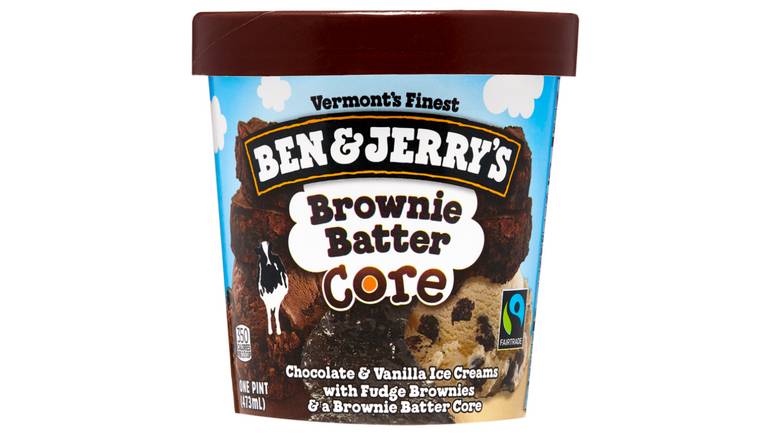 Order B&J Brownie Batter Core Pint food online from Quickchek store, Bayville on bringmethat.com
