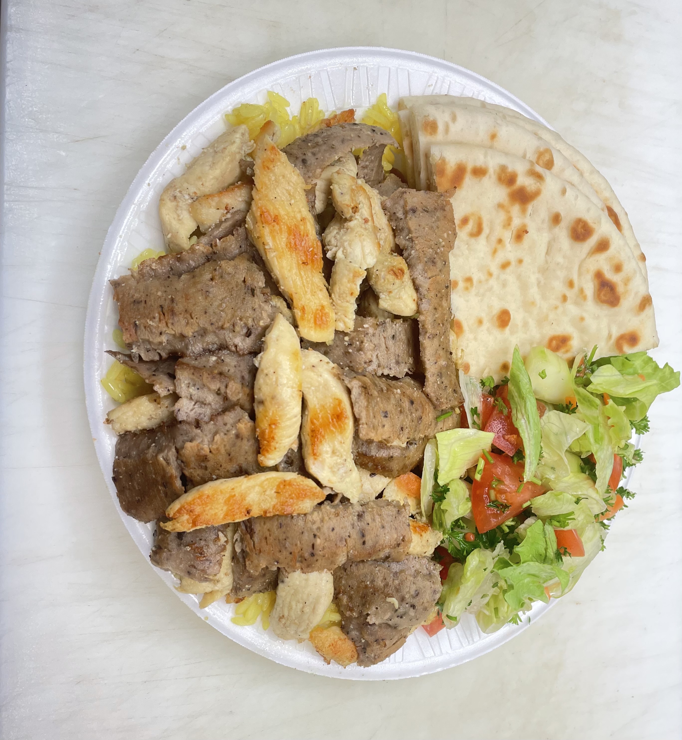 Order Gyro Mix Plate food online from Koftaky Grill store, Hermitage on bringmethat.com