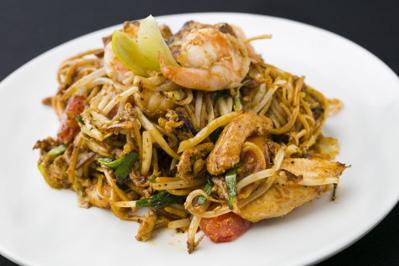 Order Mamak Mee Goreng food online from Belacan Grill Malaysian Bistro store, Tustin on bringmethat.com