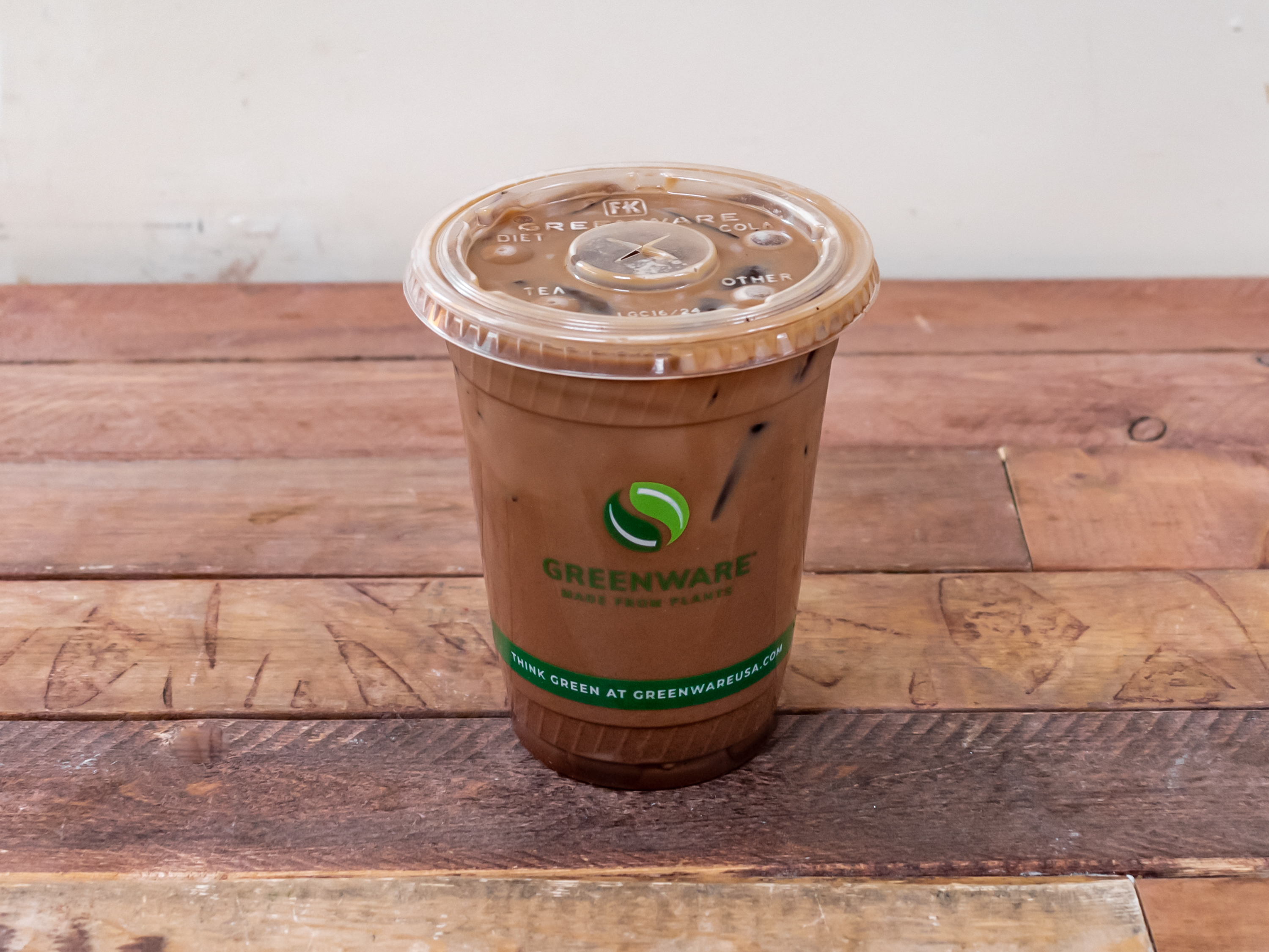Order 24 oz. Iced Mocha food online from Goodwin Organic Foods And Drinks store, Riverside on bringmethat.com