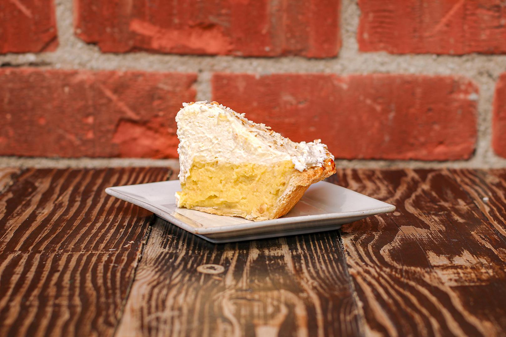 Order Coconut Cream Pie SLICE food online from Republic Of Pie store, North Hollywood on bringmethat.com