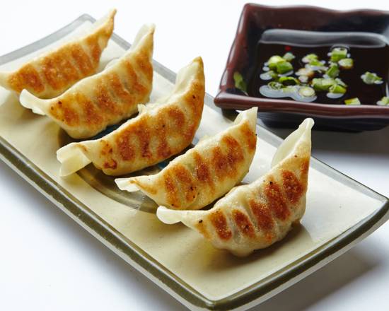 Order Potsticker (5 pcs) food online from Oishi Teriyaki & Sushi store, Paramount on bringmethat.com