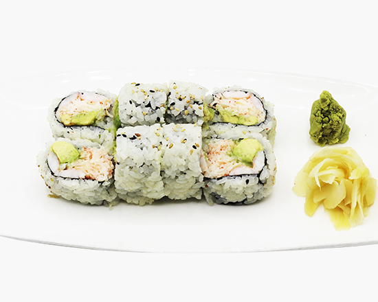 Order Shrimp, Crabmix & Avocado Roll food online from Chin-Chin Cafe store, Ashburn on bringmethat.com