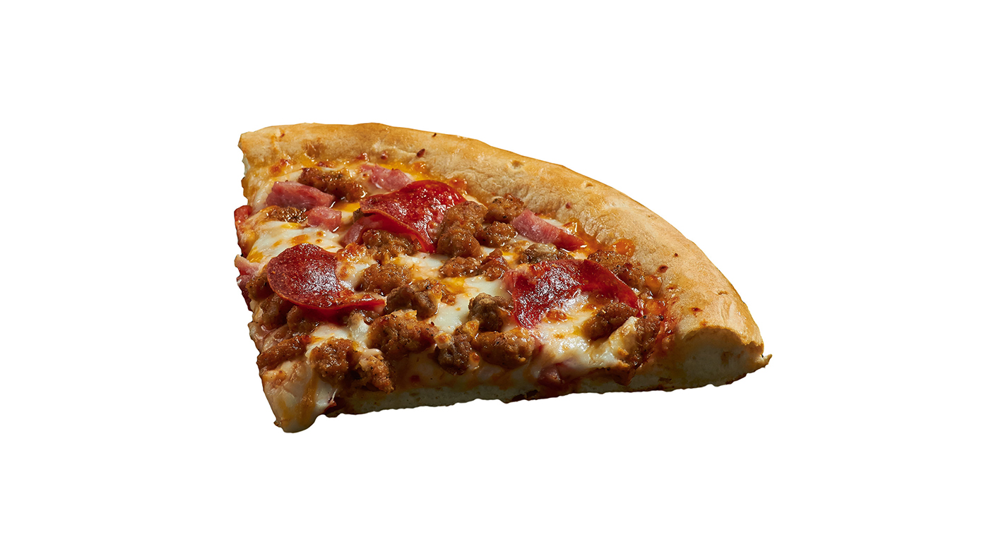 Order 5-Meat Pizza Slice food online from Extramile store, La Mesa on bringmethat.com