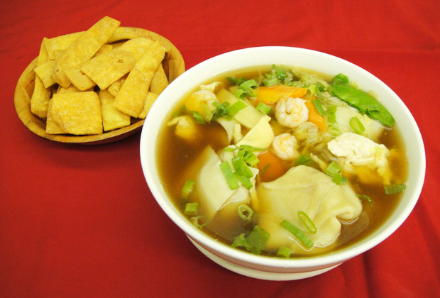 Order 203. Wor Wonton Soup food online from Wang's store, Dallas on bringmethat.com