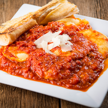 Order Four Cheese Ravioli food online from Rosatis Pizza store, Scottsdale on bringmethat.com