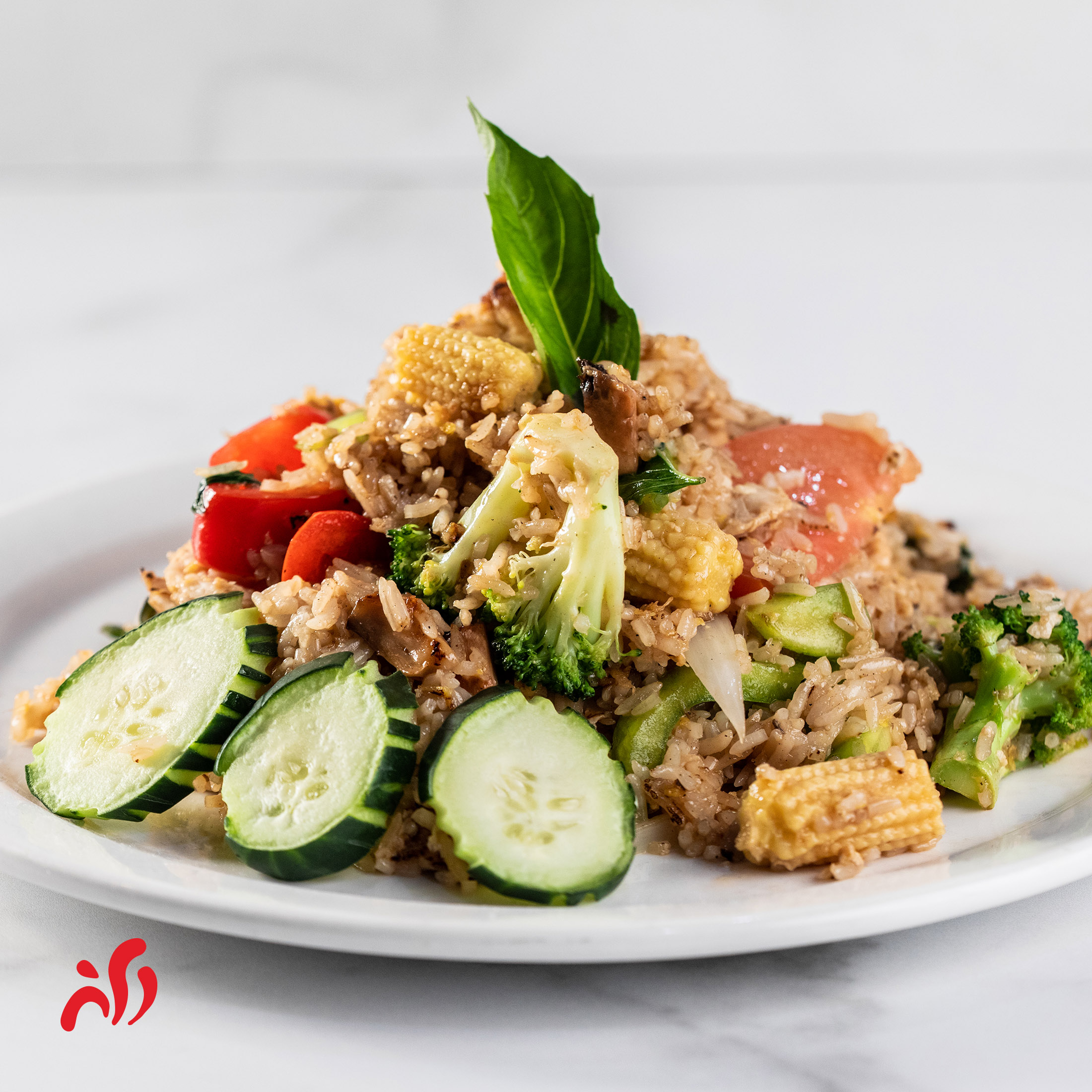 Order Basil Fried Rice food online from Zato Thai Cuisine store, Dallas on bringmethat.com