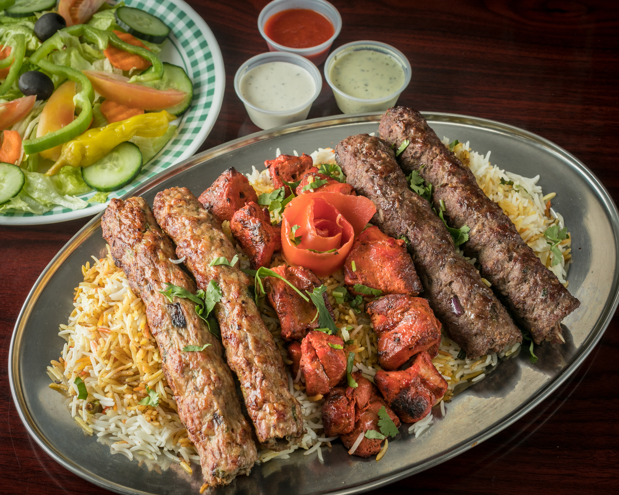 Order 47. Special 6 Skewers Platter food online from Peshawri Kebab store, Waltham on bringmethat.com