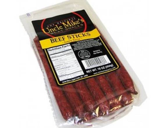 Order Uncle Mike's BEEF STICKS - HONEY 14.5oz food online from Darn Cheap Discounts store, Hartville on bringmethat.com
