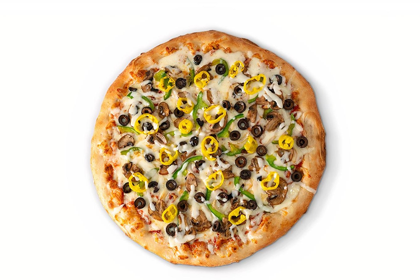 Order Veggie Specialty Pizza food online from Happy Pizza store, New Baltimore on bringmethat.com
