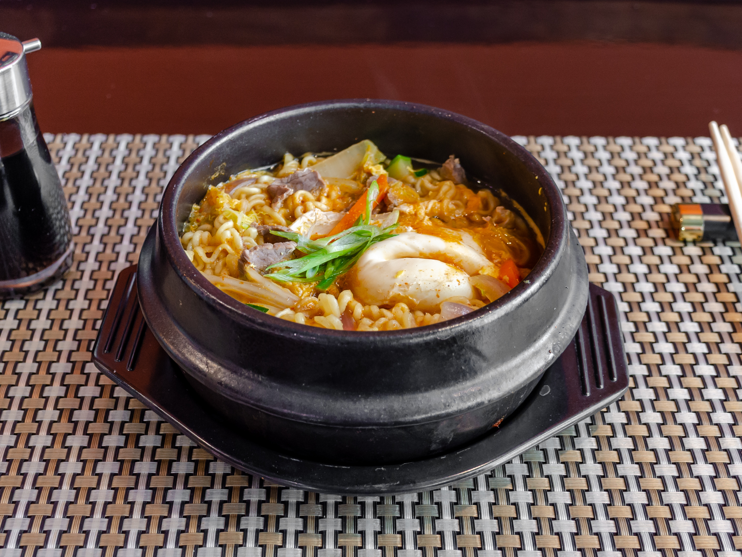 Order Korean Ramen Noodle Soup food online from Kitami Yakiniku & Sushi store, Lafayette on bringmethat.com