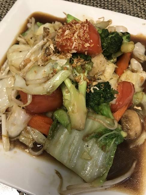 Order Mixed Vegetable food online from Aroy Thai Kitchen store, Las Vegas on bringmethat.com