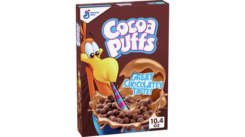Order Cocoa Puffs Chocolate Breakfast Cereal food online from Trumbull Mobil store, Trumbull on bringmethat.com