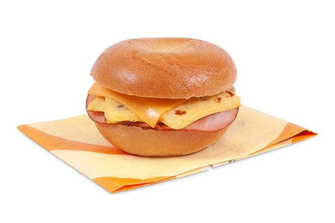 Order Western Omelet Bagel Sandwich food online from KWIK TRIP #189 store, Superior on bringmethat.com
