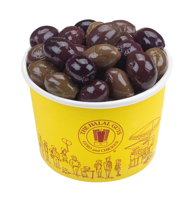 Order Side of Olives food online from The Halal Guys store, Bethesda on bringmethat.com