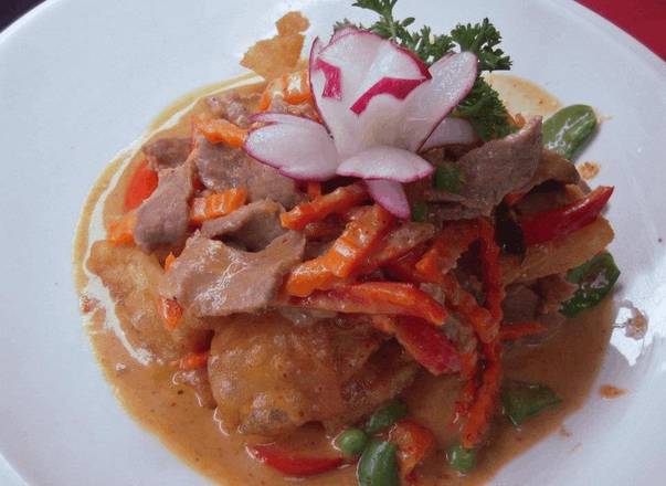 Order Panang Curry food online from Thai Village Restaurant store, Batavia on bringmethat.com