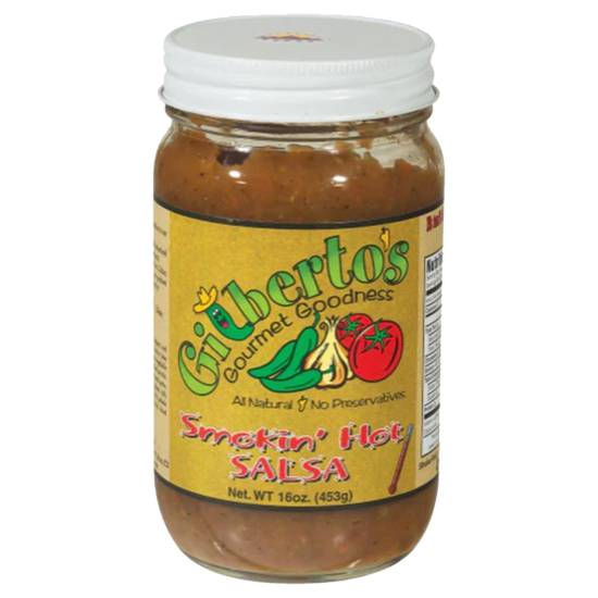 Order Gilberto's Smokin' Hot Salsa 16oz food online from Everyday Needs By Gopuff store, Littleton on bringmethat.com