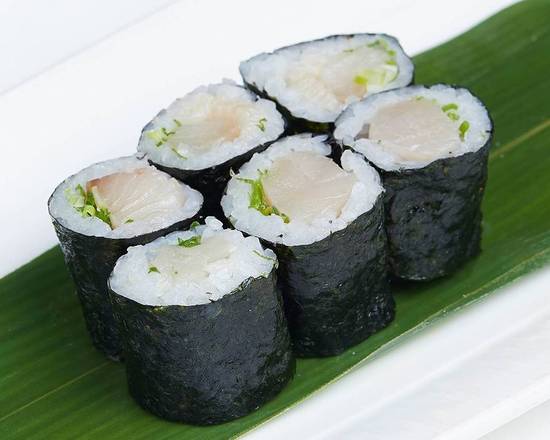 Order R14. Yellowtail Roll food online from My Sushi Japanese Restaurant store, Middle Village on bringmethat.com