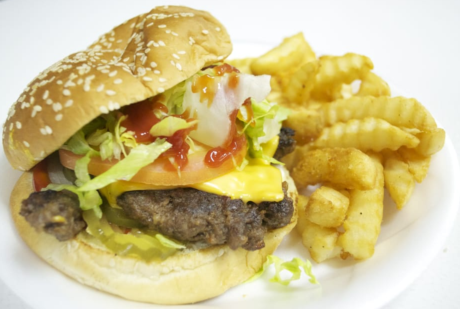 Order Cheeseburger food online from Cafe J store, Norcross on bringmethat.com