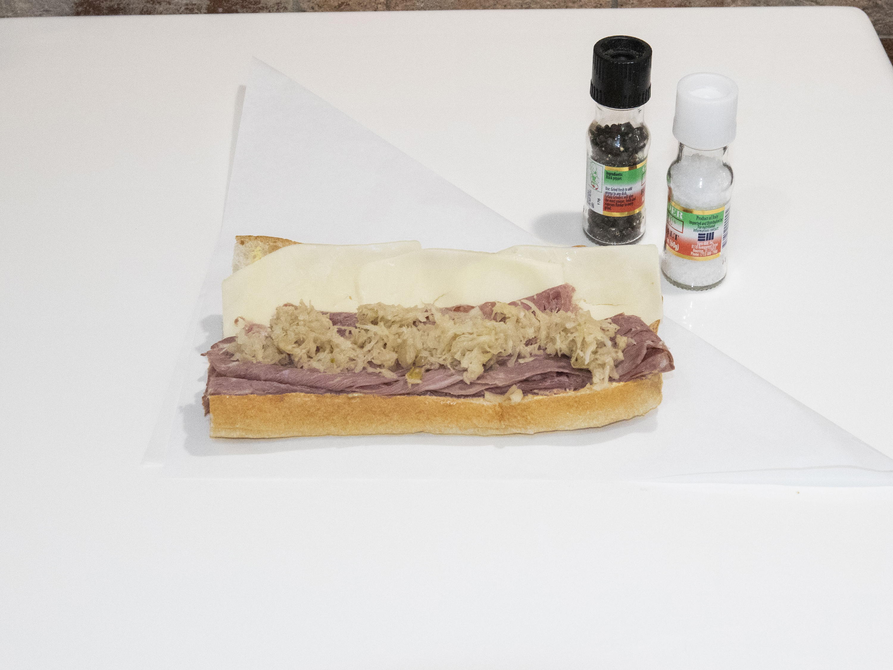 Order CORNED BEEF POBOY food online from Paulies Poboys store, Houston on bringmethat.com