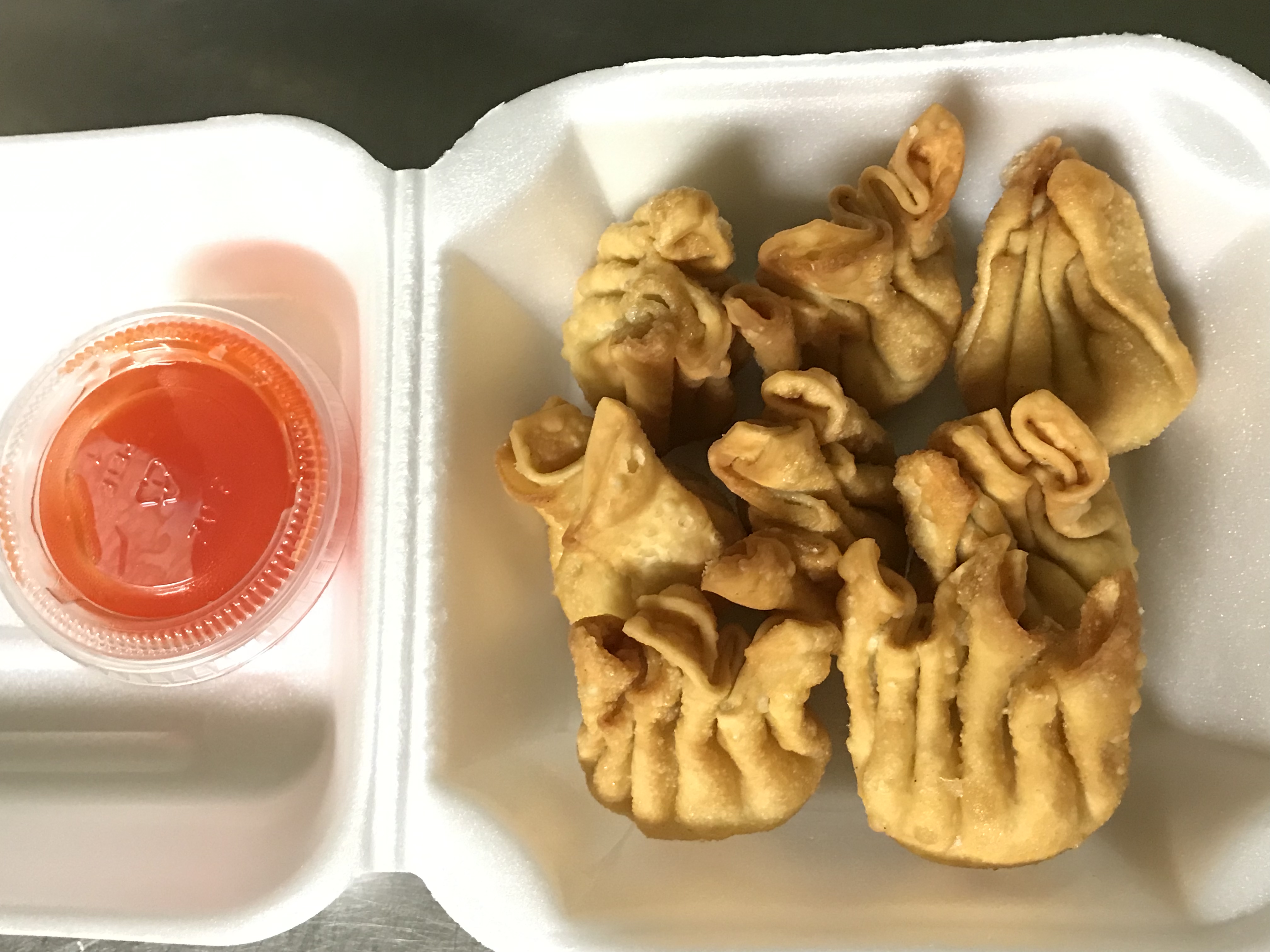Order 8. Crab Rangoon food online from Sun Luck Garden store, Cleveland on bringmethat.com